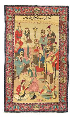 Keschan, Iran, ca.  220 x 132 cm, - Orientteppiche, Textilien und Tapisserien