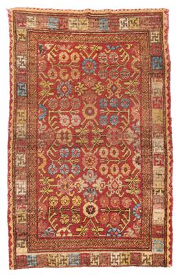 Khotan, Ostturkestan, ca. 150 x 94 cm, - Orientteppiche, Textilien und Tapisserien