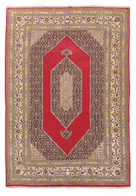 Tabriz Silk, Iran, c. 224 x 156 cm, - Oriental Carpets, Textiles and Tapestries