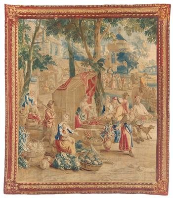 Tapestry, Brussels, c. 290 x 252 cm, - Oriental Carpets, Textiles and Tapestries