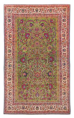 Keshan, Iran, c. 342 x 210 cm, - Orientální koberce, textilie a tapiserie