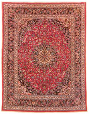 Meshed Saber, Iran, c. 386 x 296 cm, - Oriental Carpets, Textiles and Tapestries