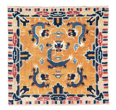 Ningxia, Westchina, ca. 81 x 78 cm, - Orientteppiche, Textilien und Tapisserien