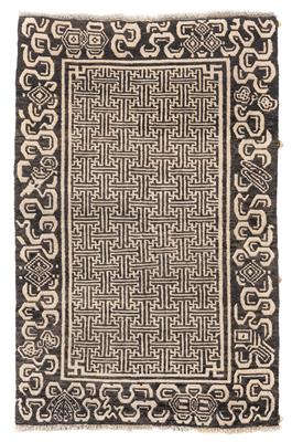 Shigatse Khaden, Tibet, c. 138 x 88 cm, - Oriental Carpets, Textiles and Tapestries