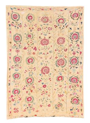 Susani,  Usbekistan, ca. 245 x 172 cm, - Orientteppiche, Textilien und Tapisserien