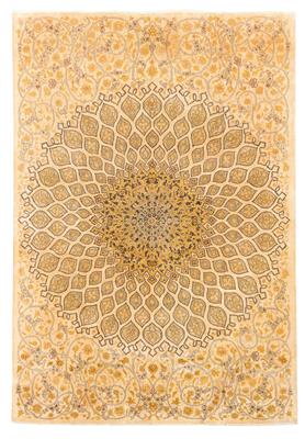 Täbris Seide, Iran, ca. 314 x 216 cm, - Orientteppiche, Textilien und Tapisserien