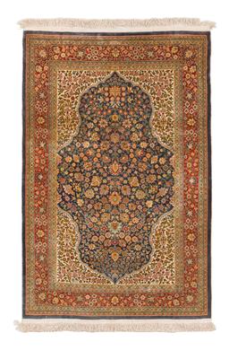 Hereke Seide 10 x 10, Türkei, ca. 143 x 92 cm, - Orientteppiche, Textilien und Tapisserien