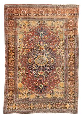 Heriz Seide, Iran, ca. 173 x 117 cm, - Orientteppiche, Textilien und Tapisserien