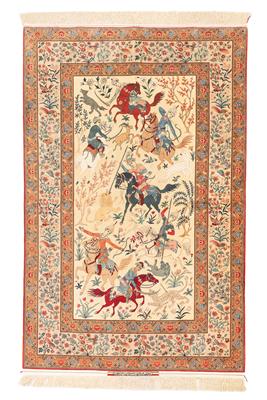 Isfahan Seyrafian, Iran, ca. 230 x 146 cm, - Orientteppiche, Textilien und Tapisserien