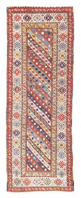 Gendje, Central Caucasus, c. 302 x 110 cm, - Orientální koberce, textilie a tapiserie