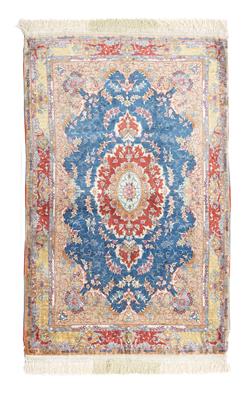 Hereke Silk 14 x 14, Turkey, c. 125 x 77 cm, - Tappeti orientali, tessuti, arazzi