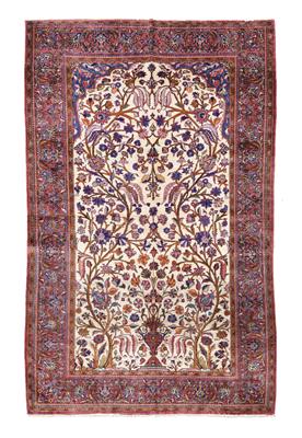 Keshan Silk, c. 205 x 129 cm, - Orientální koberce, textilie a tapiserie
