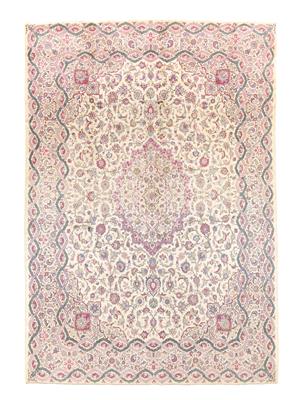 Keshan Silk, Iran, c. 390 x 272 cm, - Tappeti orientali, tessuti, arazzi