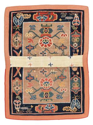 Sattel, Tibet, ca. 95 x 70 cm, - Orientteppiche, Textilen und Tapisserien