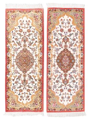 Tabriz, Iran, c. 208 x 77 cm and c. 200 x 80 cm, - Oriental Carpets, Textiles and Tapestries