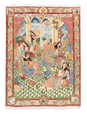 Tabriz, Iran, c. 224 x 168 cm, - Orientální koberce, textilie a tapiserie