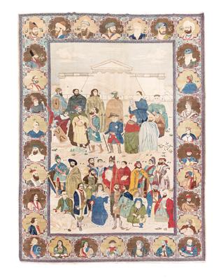 Tabriz Meshehir, Iran, c. 378 x 283 cm, - Oriental Carpets, Textiles and Tapestries