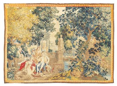 Tapisserie, Brüssel, ca. 280 x 384 cm, - Orientteppiche, Textilen und Tapisserien