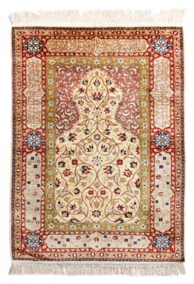 Hereke Seide 8 x 8, Türkei, ca.185 x 135 cm, - Orientteppiche, Textilien und Tapisserien