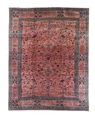 Kirman, Iran, c.640 x 469 cm, - Orientální koberce, textilie a tapiserie