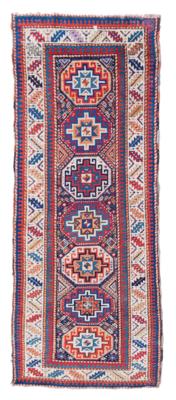 Gendje, Central Caucasus, c. 257 x 103 cm, - Orientální koberce, textilie a tapiserie