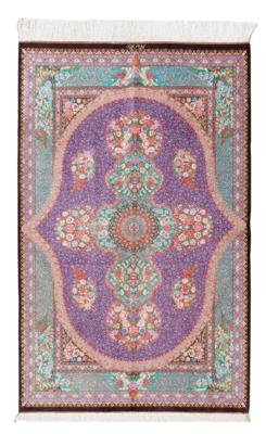 Ghom Silk Fine, Iran, c. 159 x 99 cm, - Oriental Carpets, Textiles and Tapestries