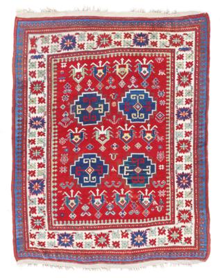 Kazak, Southwest Caucasus, c. 175 x 140 cm, - Oriental Carpets, Textiles and Tapestries