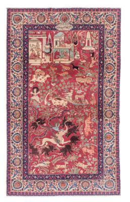 Lahore, Indien, ca. 200 x 122 cm, - Orientteppiche, Textilien & Tapisserien