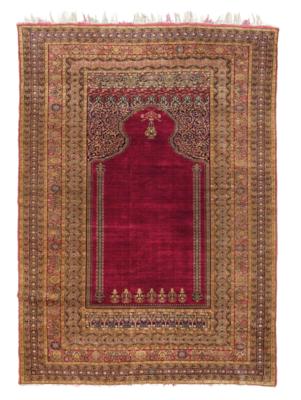 Sivas Seide, Zentralanatolien, ca. 192 x 137 cm, - Orientteppiche, Textilien & Tapisserien