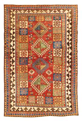 Bordjalu, Südwestkaukasus, ca. 215 x 140 cm, - Tappeti orientali, tessuti, arazzi