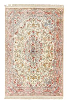 Ghom Seide fein, Iran, ca. 152 x 105 cm, - Tappeti orientali, tessuti, arazzi