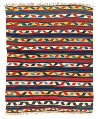 Shah Savan Kelim, Azerbaidschan, ca. 263 x 218 cm, - Orientteppiche, Textilien & Tapisserien