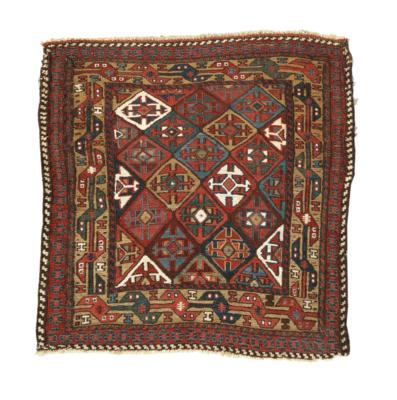 Shah Savan Sumakh, Azerbaidschan, ca. 53 x 53 cm, - Oriental Carpets, Textiles and Tapestries