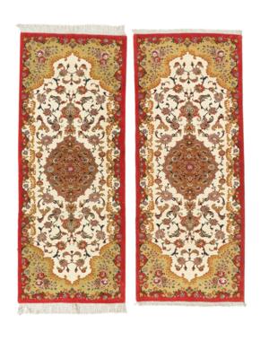 Täbris Pärchen, Iran, je ca. 200 x 80 cm, - Orientteppiche, Textilien & Tapisserien