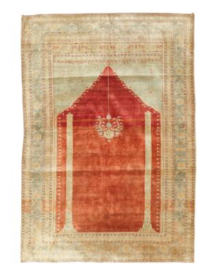 Täbris Seide, Iran, ca. 166 x 114 cm, - Orientální koberce, textilie a tapiserie