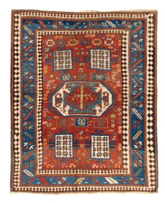 Karatschoph, Südwestkaukasus, ca. 215 x 175 cm, - Orientteppiche, Textilien & Tapisserien