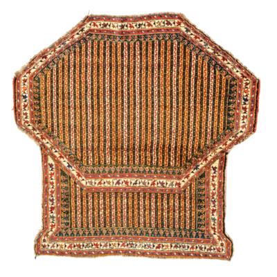 Kashkuli Saddle, Iran, c. 110 x 110 cm, - Oriental Carpets, Textiles and Tapestries