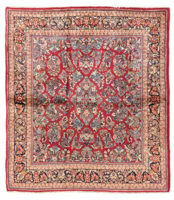 Saruk, Iran, c. 233 x 210 cm, - Orientální koberce, textilie a tapiserie