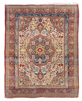 Tabriz Silk, Iran, c. 166 x 132 cm, - Oriental Carpets, Textiles and Tapestries