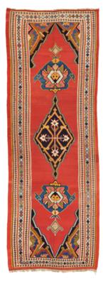 Bijar Kilim, Iran, c. 440 x 155 cm, - Oriental Carpets, Textiles and Tapestries