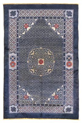 Peking Seide, Nordostchina, ca. 185 x 124 cm, - Orientteppiche, Textilien & Tapisserien