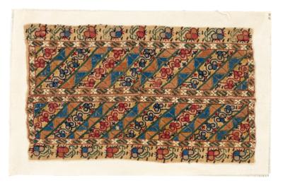 Stickerei, Griechenland, ca. 45 x 27 cm, - Orientteppiche, Textilien & Tapisserien