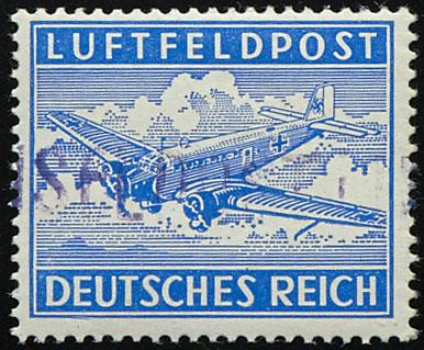 * - D.Reich Feldpostmarken Nr. 11 A (Leros) hellvioletter Aufdruck (vermutlich Type IV), - Známky