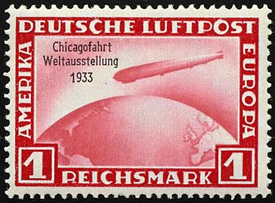 ** - D.Reich Nr. 496/98 (Chicagofahrt), - Známky