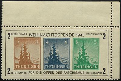 ** - Deutschland Sowjetische Zone Block Nr. 1 x a (Type II), - Briefmarken