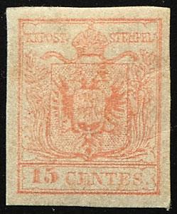 * - Lombardei-Venetien Nr. 3 M III, - Stamps