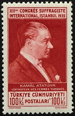 * - Türkei Nr. 985/99 (Frauenkongress), - Briefmarken