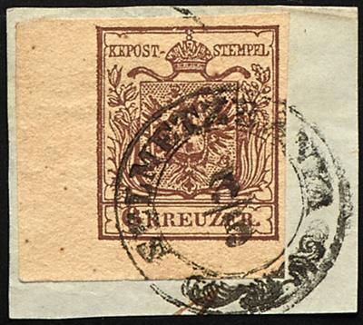 Briefstück - Österr. Nr. 4 H I a, - Briefmarken