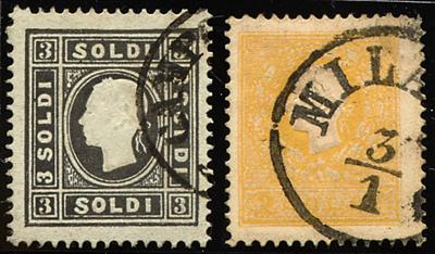 gestempelt/Briefstück/Poststück - Sammlung Lombardei, - Stamps