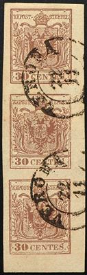 gestempelt - Lombardei-Venetien Nr. 4 M, - Briefmarken